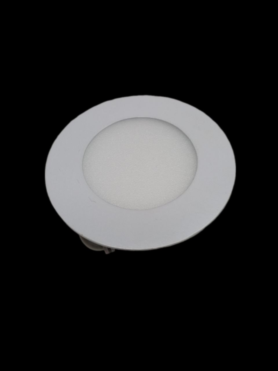 L017 Белая КРУГЛАЯ Лампа / ЭПРА в комплекте 3W 85-265 V (84 мм) Теплый свет